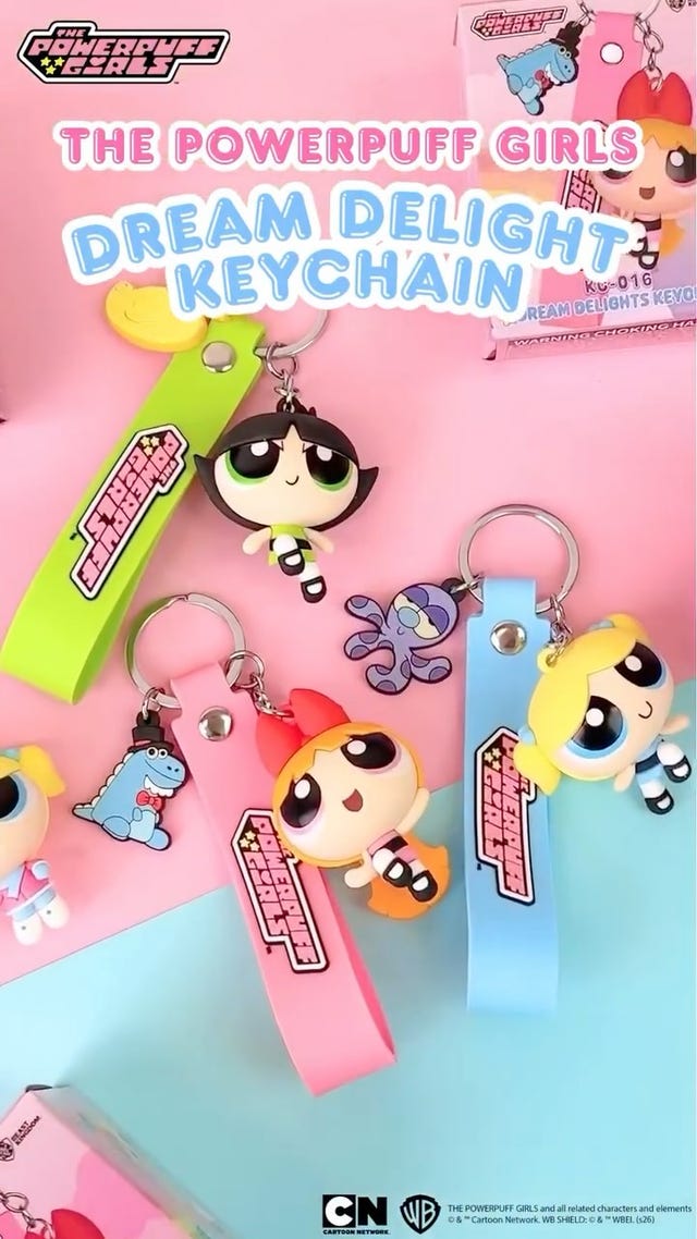 THE POWERPUFF GIRLS パワーパフ ガールズ キーチェーン※種類は選べ