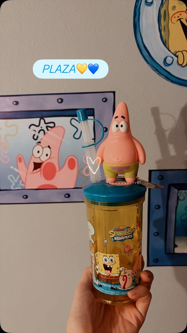 SpongeBob SquarePants スポンジ・ボブ ドリンクカップ(ゼリー入り