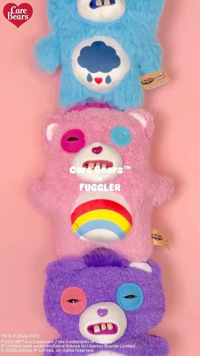 Care Bears ケアベア FUGGLER ファグラー ぬいぐるみ(チアベア): 通常