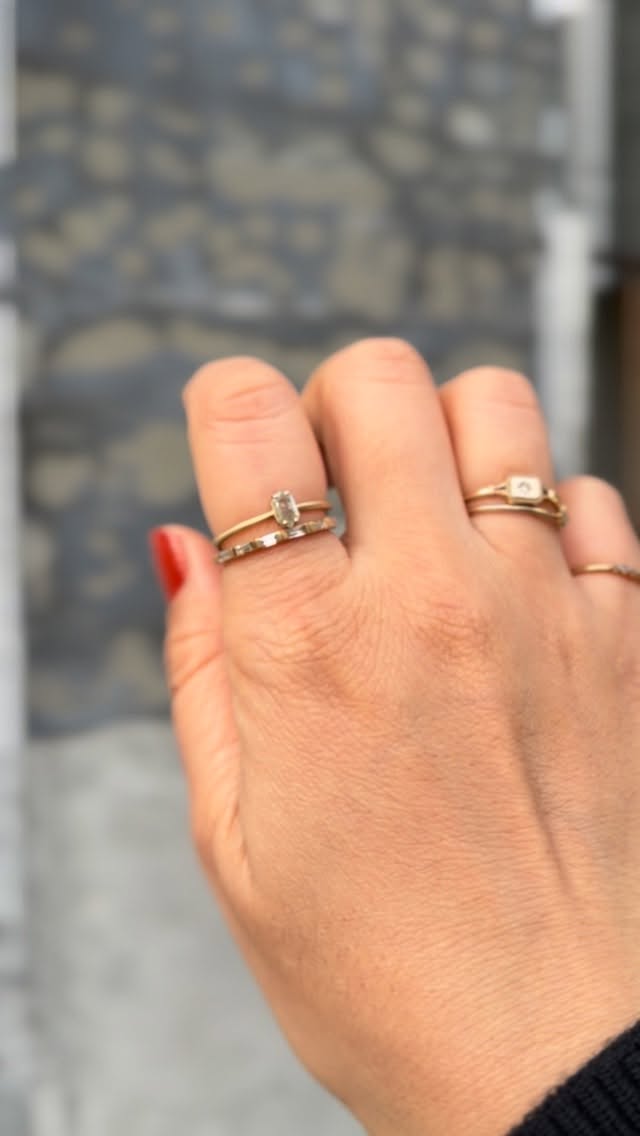 K10 スクエアモチーフ ダイヤ リング|ジュエリー|PIMENTÉ-ピモンテ