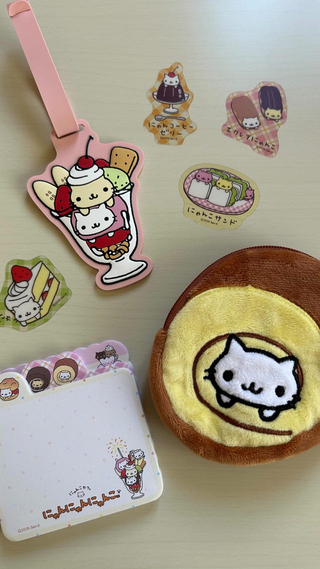 二次予約】にゃんにゃんにゃんこ コラボ ダイカットメモ – サンキュー
