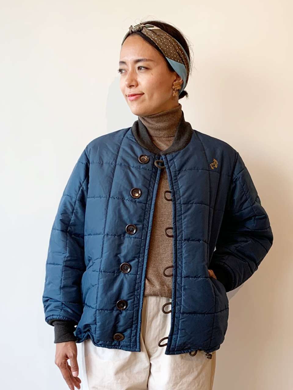 45R厚ナイロンの908キルトブルゾン: WOMEN|45R
