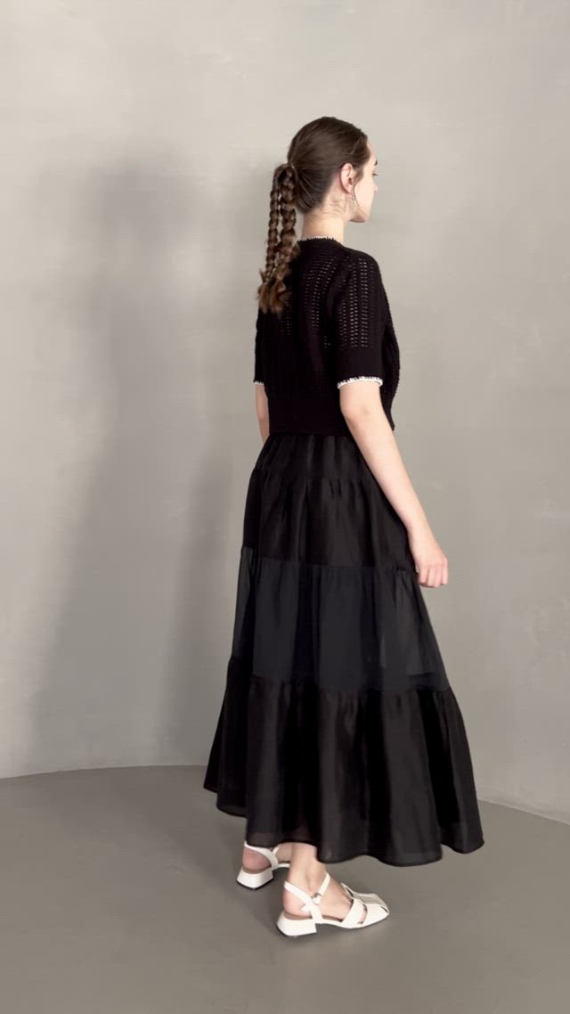COEL Online Storeチェックビスチェブラウス(F アイボリー): TOPS